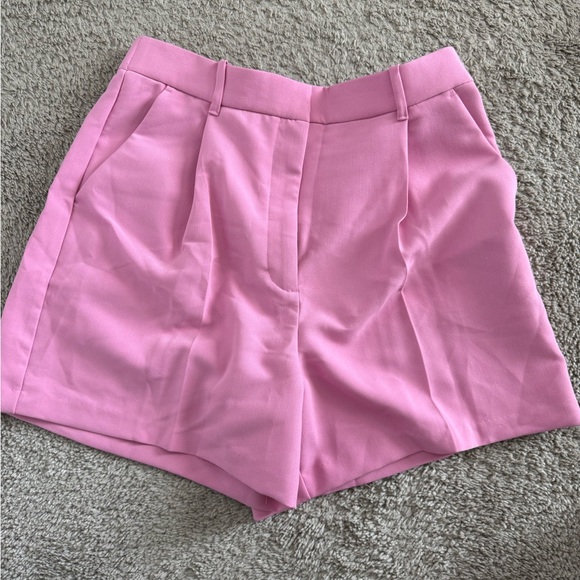 Abercrombie & Fitch Pants - Abercrombie & Fitch High Waist Pink Shorts